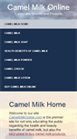 Mobile Screenshot of camelmilkonline.com